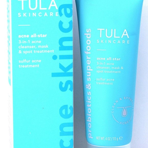 Tula Skincare Tula Acne Allstar 3in Acne Cleanser Maskspot Treatment 4oz Exp 124 Poshmark
